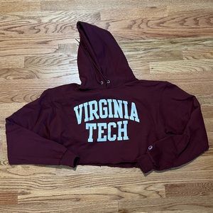 Cropped Virginia Tech Hoodie